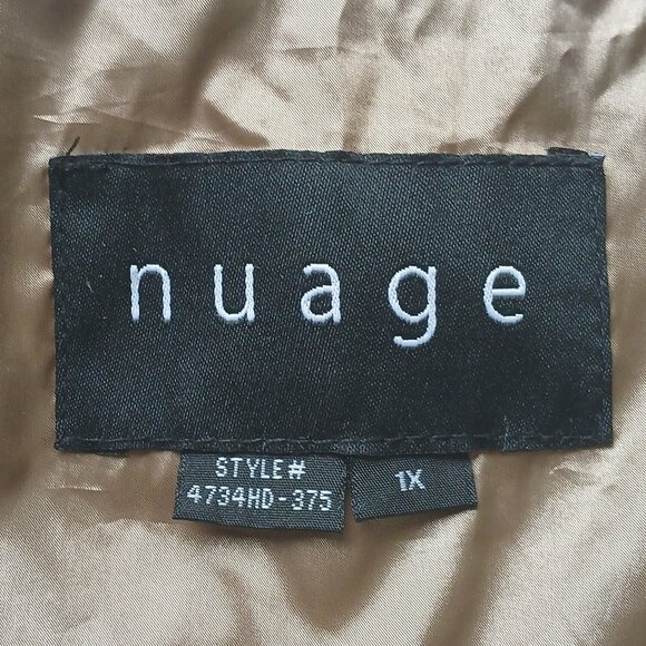 Nuage Luxury Puffer Jacket Size XL Unique Style Light weighted - Picture 10 of 16